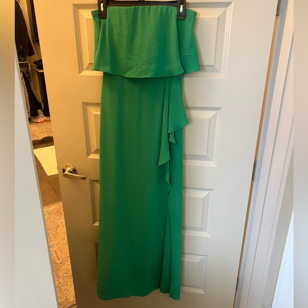BCBG Maxazria Kelly Green Maxi Dress